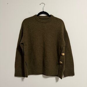 MO&Co. Wool Sweater Green Small